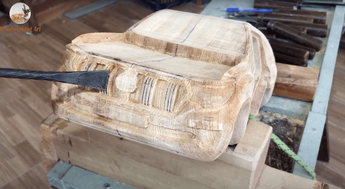 Toyota Land Cruiser Prado wooden toy