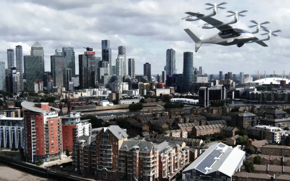 Flying taxis that can reach 150mph speeds are 'coming to London by 2028'
